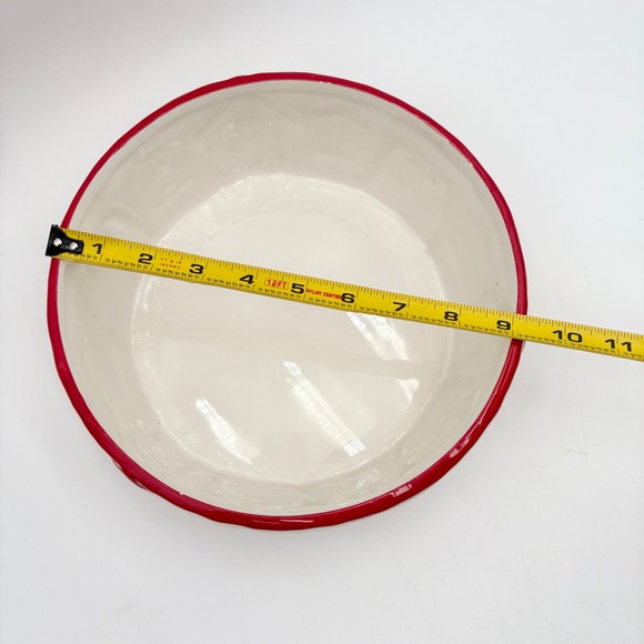 Gingerbread House Bowl Ceramic Hand Painted Holiday Christmas Decor Candy Dish - Picture 7 of 8